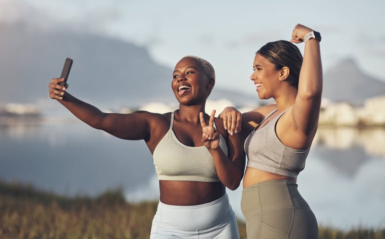 We in on the bestie fitness challenge!